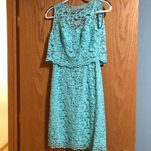 David’s bridal 2 piece lace bridesmaid dress